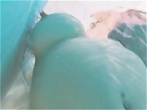 RELAXXXED - huge-boobed british babe likes super hot pool fuck-a-thon